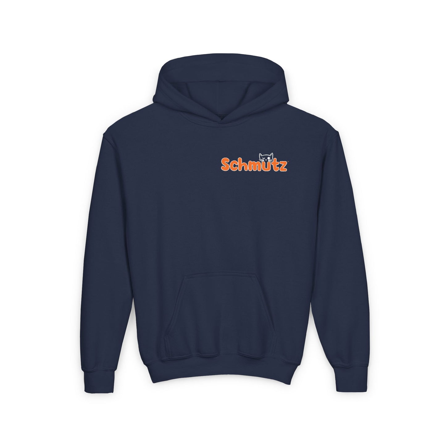 Youth Schmütz Cat Hoodie (Dark Colors) – Cozy Sweatshirt for the Little Schmütz in Your Life ; )