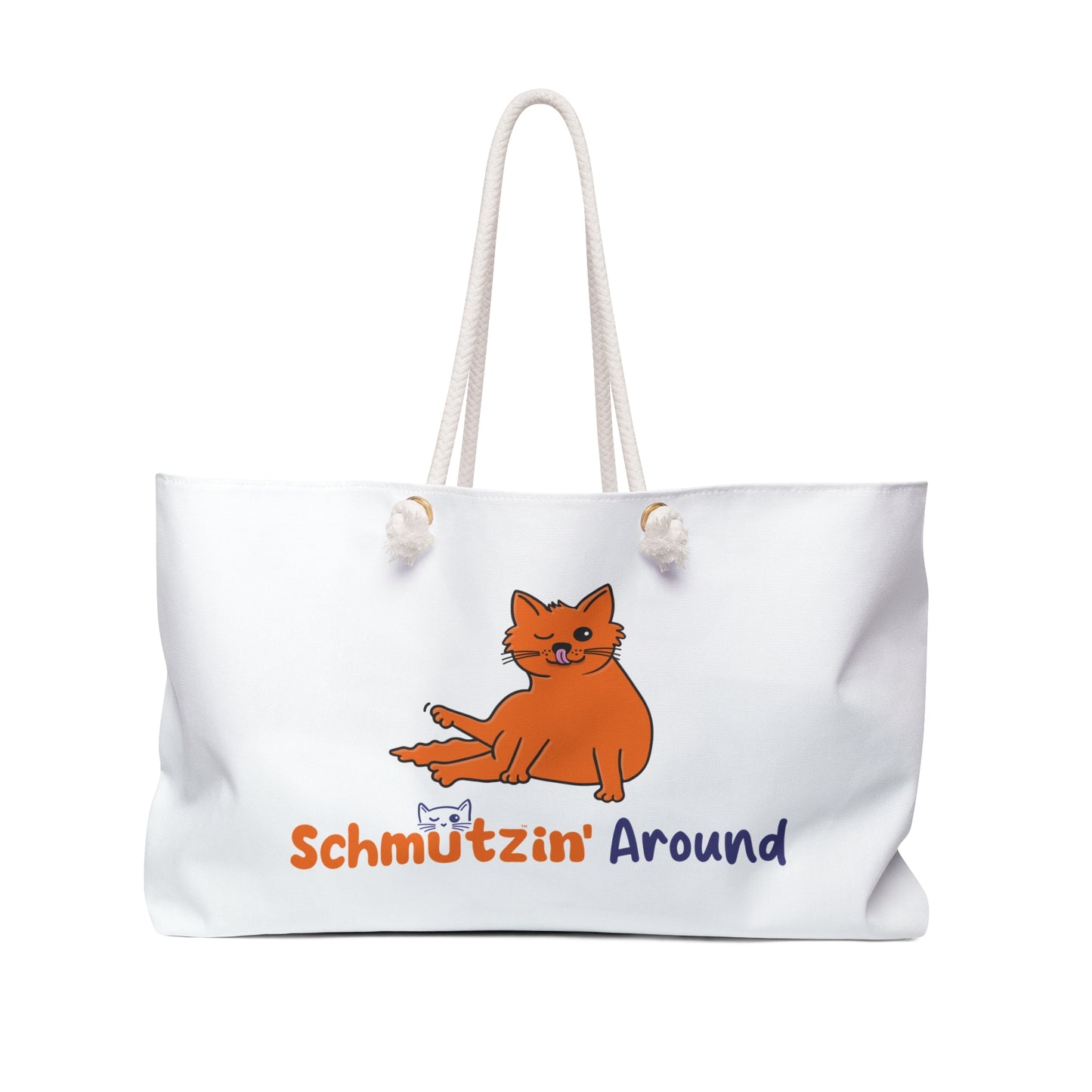 Schmutzin' Around Cat Weekender Bag | Cute & Stylish