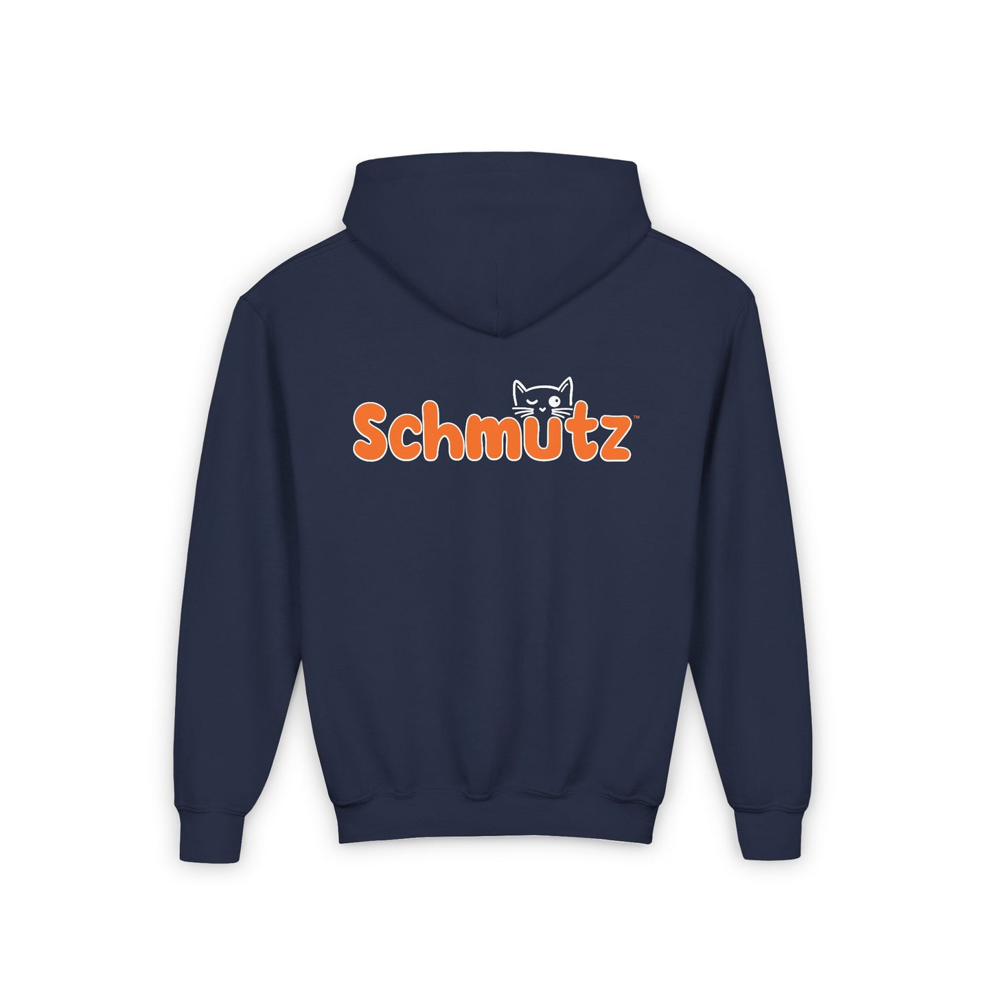 Youth Schmütz Cat Hoodie (Dark Colors) – Cozy Sweatshirt for the Little Schmütz in Your Life ; )