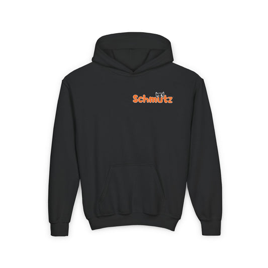 Youth Schmütz Cat Hoodie (Dark Colors) – Cozy Sweatshirt for the Little Schmütz in Your Life ; )